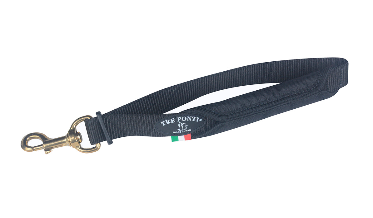 Tre Ponti Close Control Lead 35cm Black