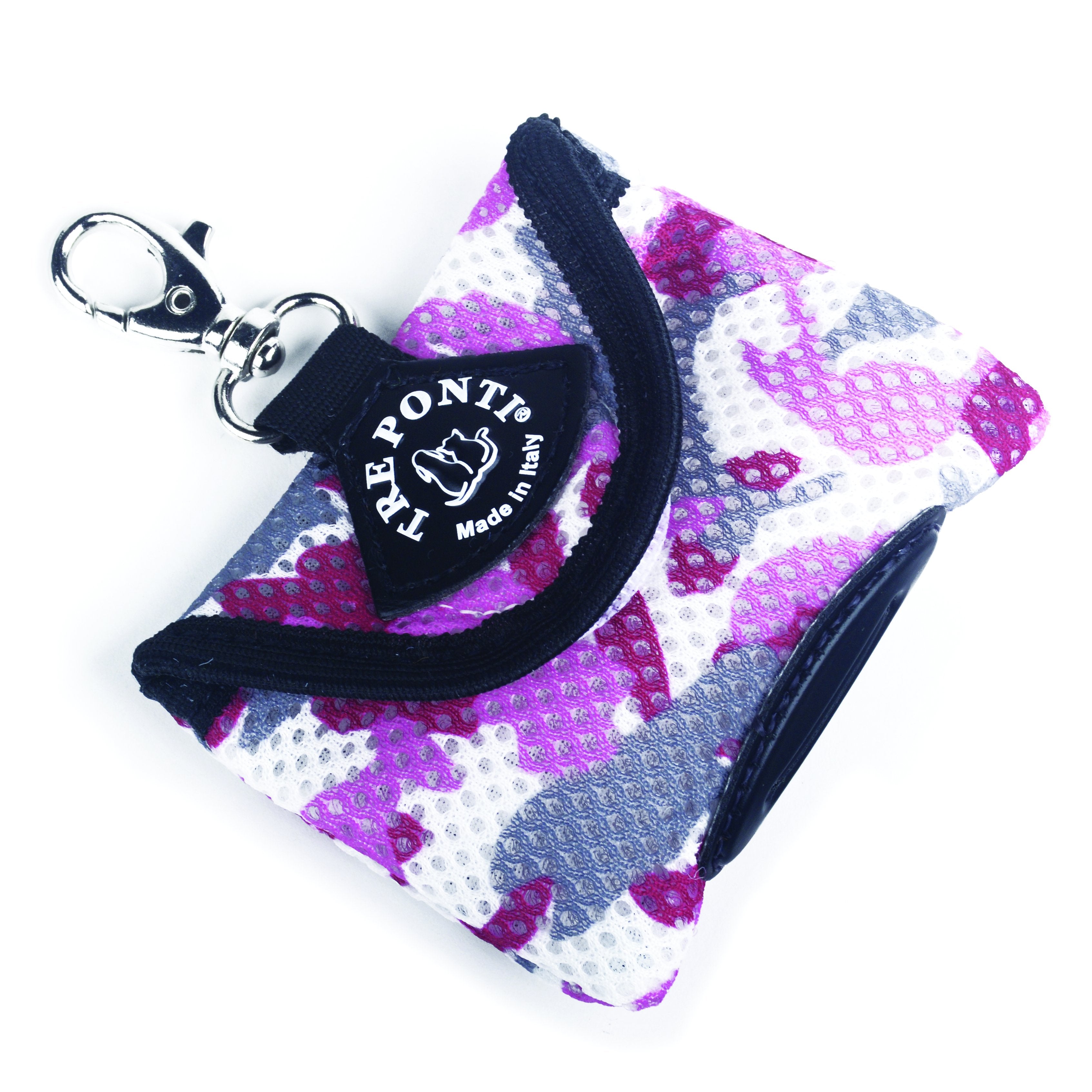 Pink Camo Mesh Poo Bag Dispenser
