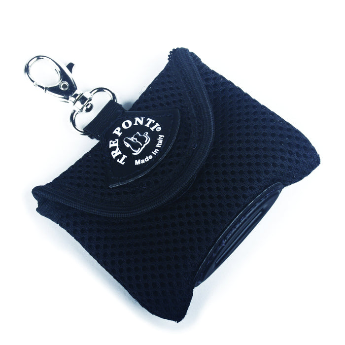 Black Mesh Poo Bag Dispenser