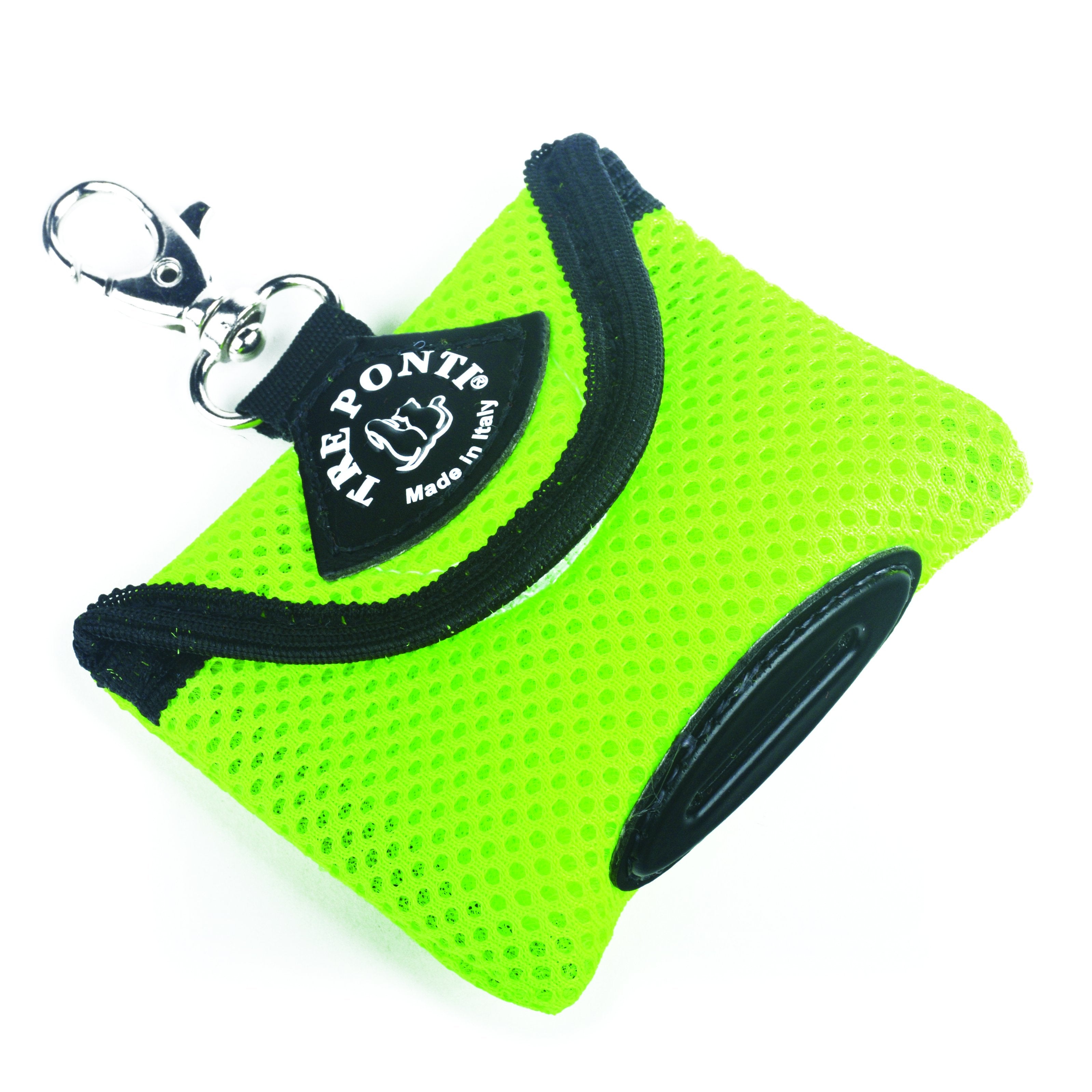 Fluo Green Mesh Poo Bag Dispenser