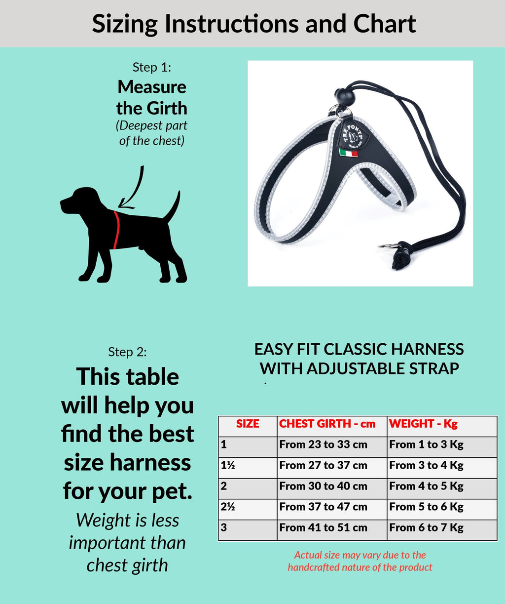 Easy Fit Liberta Mint Mesh Harness with No Escape Adjustable Closure