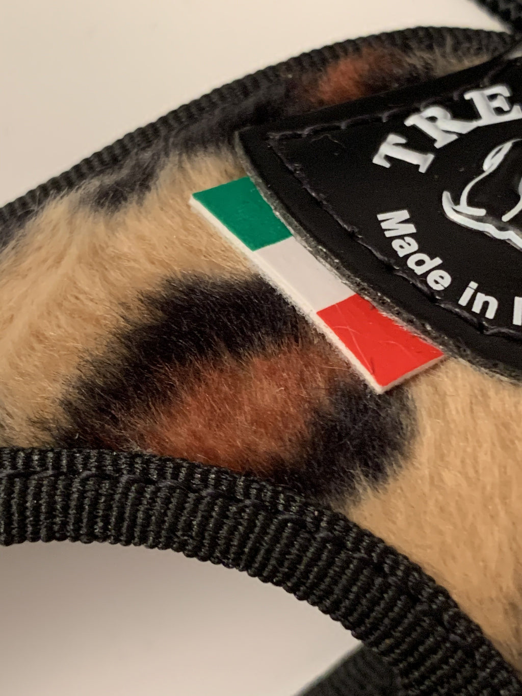 Easy Fit Classic Harness with Leopard Faux Fur