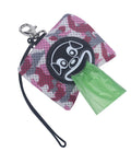 Mesh Smiley Dog Poo Bag Dispenser Pink Camo