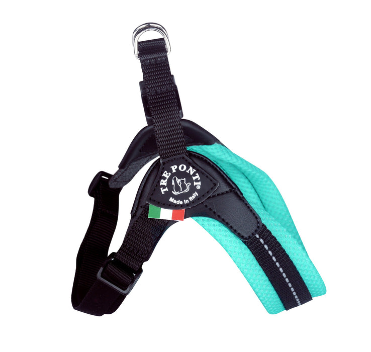 Easy Fit  Mesh Harness Mint with Adjustable Girth