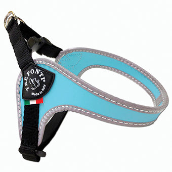 Easy Fit Light Blue Harness with Adjustable Girth